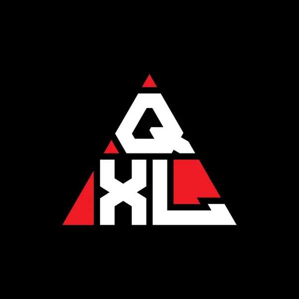 三角形のQxl三角形の文字のロゴデザイン Qxl三角形ロゴデザインモノグラム Qxl三角形ベクトルロゴテンプレート Qxl三角形のロゴシンプル エレガントで豪華なロゴ — ストックベクタ