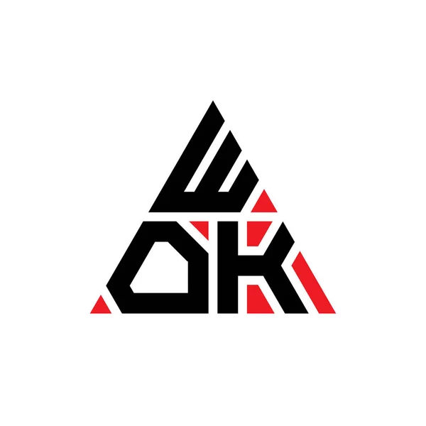 Logo Logo Segitiga Wok Dengan Bentuk Segitiga Wok Desain Logo - Stok Vektor