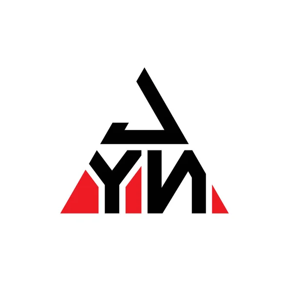 Diseño Del Logotipo Letra Del Triángulo Jyn Con Forma Triángulo — Archivo Imágenes Vectoriales