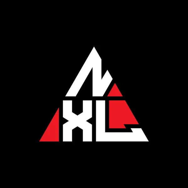 三角形のNxl三角形の文字のロゴデザイン Nxl三角形ロゴデザインモノグラム Nxl三角形ベクトルロゴテンプレート Nxl三角形のロゴシンプル エレガントで豪華なロゴ — ストックベクタ