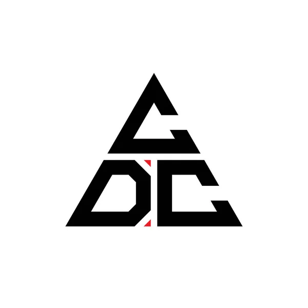 Projeto Logotipo Letra Triângulo Cdc Com Forma Triângulo Monograma Projeto —  Vetores de Stock