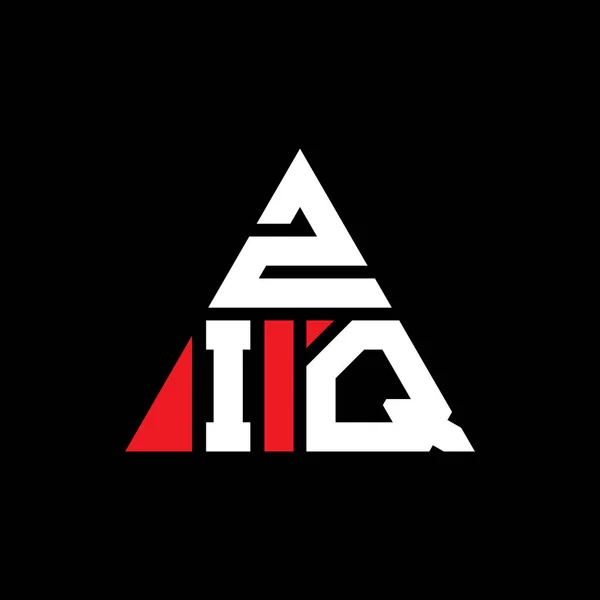Ziq Triangle Letter Logo Design Triangle Shape Ziq Triangle Logo — Stock Vector