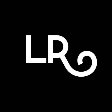 LP Harf Logosu Tasarımı. İlk harfler LP logo simgesi. Soyut harf LP minimal logo tasarım şablonu. Siyah renkli L O harfi tasarım vektörü. lp logosu