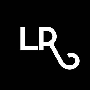 LP Harf Logosu Tasarımı. İlk harfler LP logo simgesi. Soyut harf LP minimal logo tasarım şablonu. Siyah renkli L O harfi tasarım vektörü. lp logosu