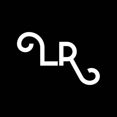 LP Harf Logosu Tasarımı. İlk harfler LP logo simgesi. Soyut harf LP minimal logo tasarım şablonu. Siyah renkli L O harfi tasarım vektörü. lp logosu