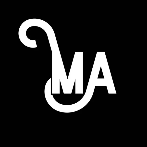 Letter Design Начальные Буквы Иконка Логотипа Абстрактная Буква Минимального Дизайна — стоковый вектор
