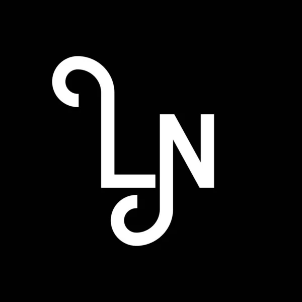 Carta Logo Design Letras Iniciais Ícone Logotipo Abstrato Carta Modelo —  Vetores de Stock