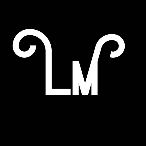 Logo Design Počáteční Ikona Loga Abstraktní Písmeno Minimální Design Loga — Stockový vektor