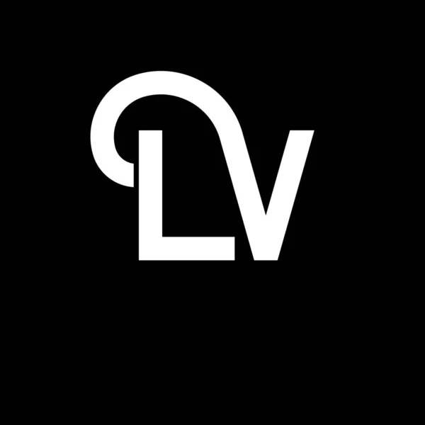 VL logo letter design on luxury background. LV logo monogram