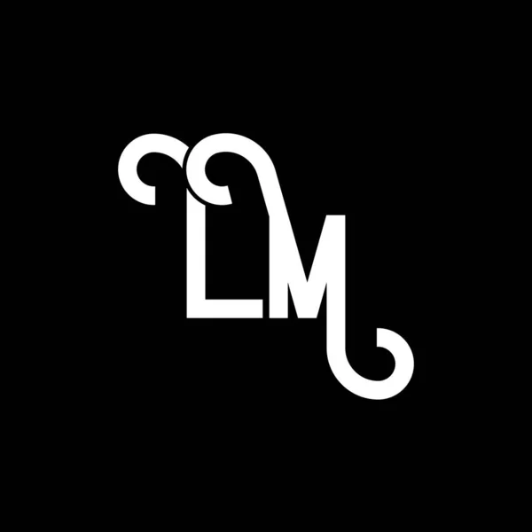 Carta Logo Design Letras Iniciais Ícone Logotipo Modelo Design Logotipo — Vetor de Stock