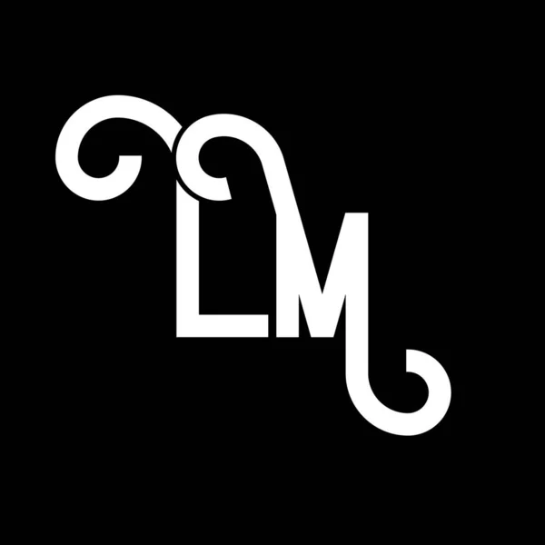 Letter Logo Design Anfangsbuchstaben Logo Symbol Abstrakte Buchstabe Minimale Logo — Stockvektor