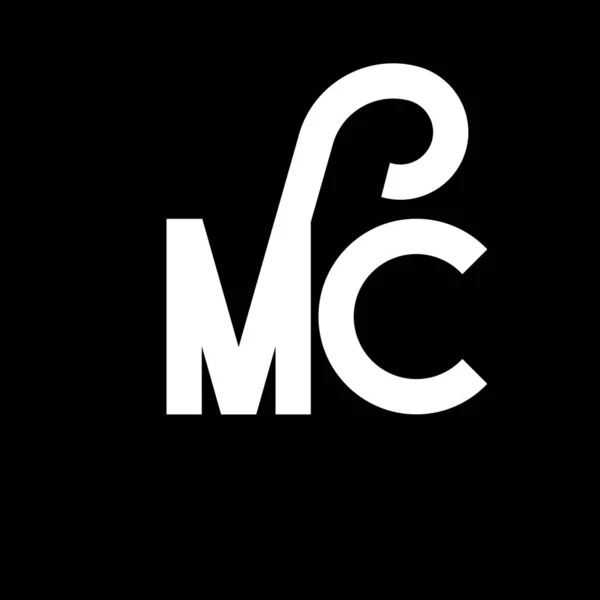 Letter Logo Design Lettres Initiales Icône Logo Modèle Conception Logo — Image vectorielle