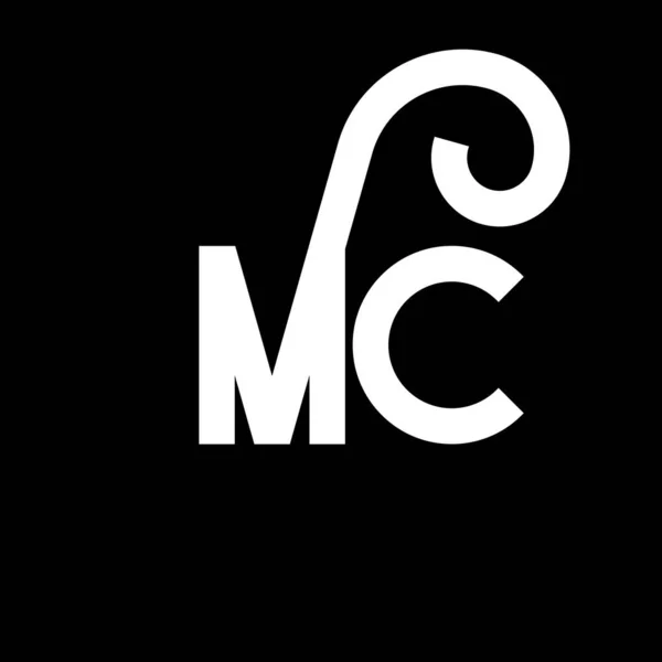 Letter Logo Design Lettres Initiales Icône Logo Modèle Conception Logo — Image vectorielle