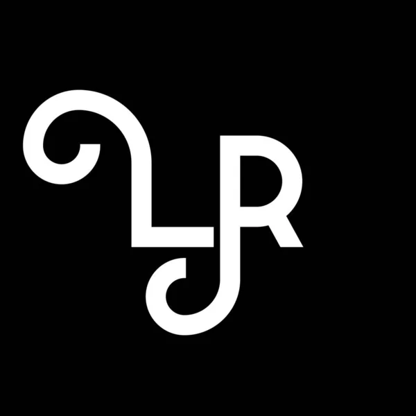 Letter Logo Design Úvodní Písmena Ikona Loga Abstraktní Šablona Návrhu — Stockový vektor