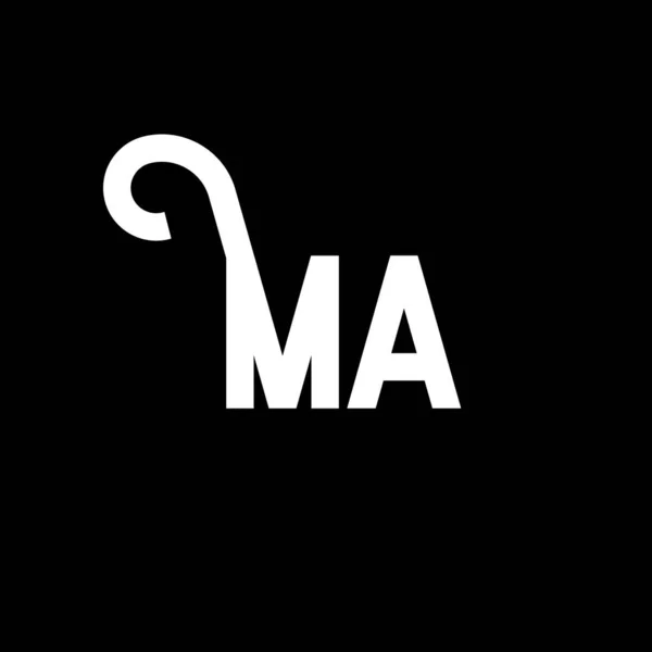 Letter Design Начальные Буквы Иконка Логотипа Абстрактная Буква Минимального Дизайна — стоковый вектор