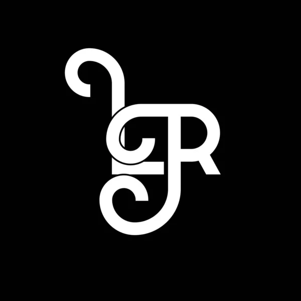 Letter Design Начальные Буквы Значок Логотипа Абстрактная Буква Минимальный Шаблон — стоковый вектор