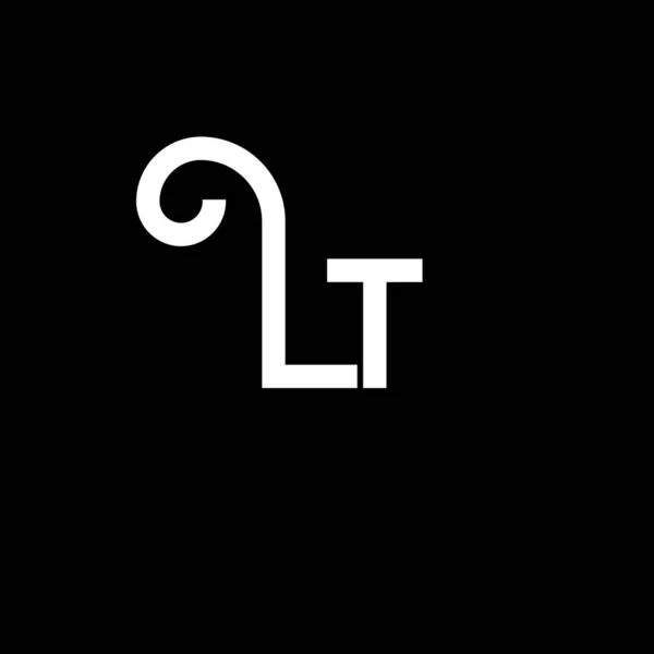 Тов Літера Дизайн Логотипу Початкові Літери Значок Логотипу Абстрактна Літера — стоковий вектор