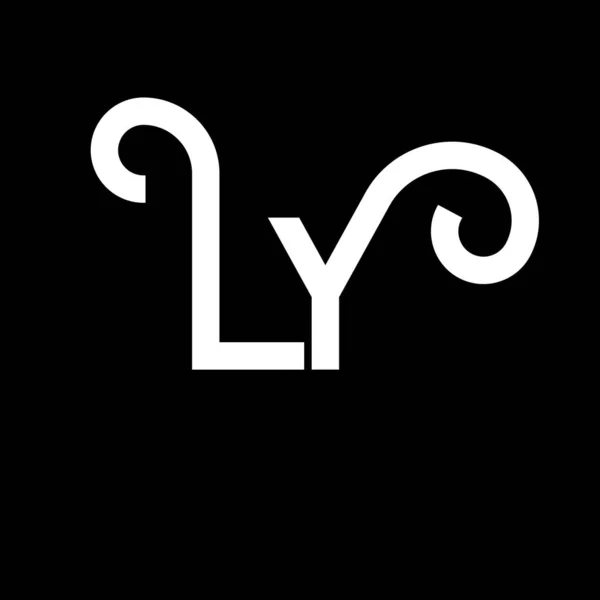 Carta Logo Design Letras Iniciais Ícone Logotipo Abstrato Carta Modelo —  Vetores de Stock
