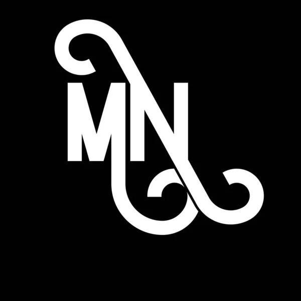 Lettre Logo Design Lettres Initiales Icône Logo Modèle Conception Logo — Image vectorielle