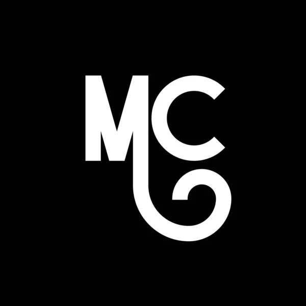 Letter Design Первоначальные Буквы Иконка Логотипа Абстрактная Буква Минимального Дизайна — стоковый вектор