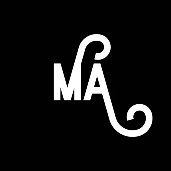 Дизайн Логотипу Letter Початкові Літери Значок Логотипу Абстрактна Літера Мінімальний — стоковий вектор