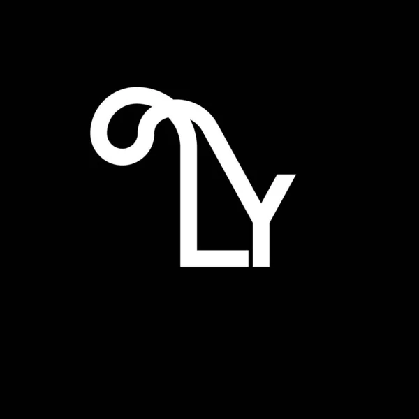 Дизайн Логотипа Letter Начальные Буквы Иконка Логотипа Абстрактная Буква Минимальном — стоковый вектор