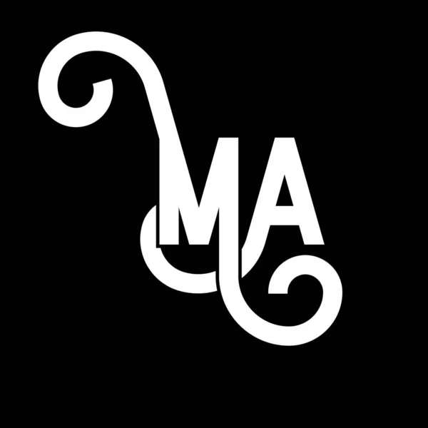 Carta Diseño Logo Letras Iniciales Icono Del Logotipo Carta Abstracta — Vector de stock