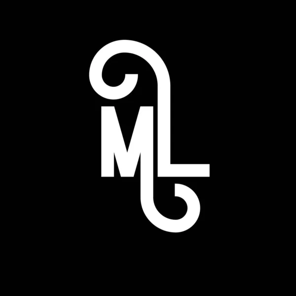 Lettera Logo Design Lettere Iniziali Icona Del Logo Lettere Astratte — Vettoriale Stock