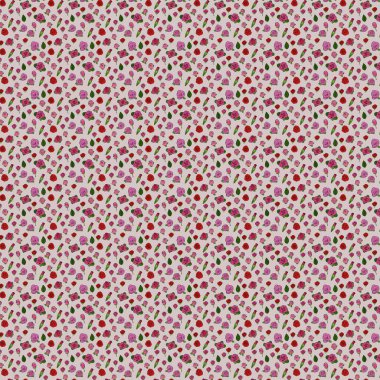 Yapraklı çiçek deseni. Çiçek buketleri çiçek kompozisyonları. Çiçek deseni.