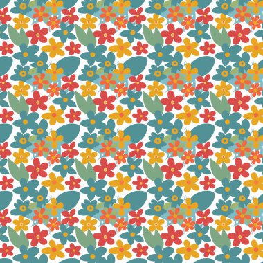 Yapraklı çiçek deseni. Çiçek buketleri çiçek kompozisyonları. Çiçek deseni.