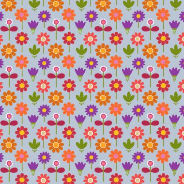 Yapraklı çiçek deseni. Çiçek buketleri çiçek kompozisyonları. Çiçek deseni.