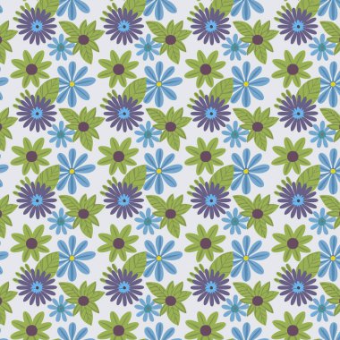 Yapraklı çiçek deseni. Çiçek buketleri çiçek kompozisyonları. Çiçek deseni.