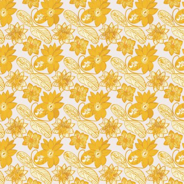 Yapraklı çiçek deseni. Çiçek buketleri çiçek kompozisyonları. Çiçek deseni.