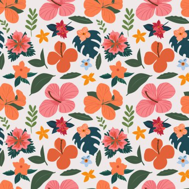 Yapraklı çiçek deseni. Çiçek buketleri çiçek kompozisyonları. Çiçek deseni.