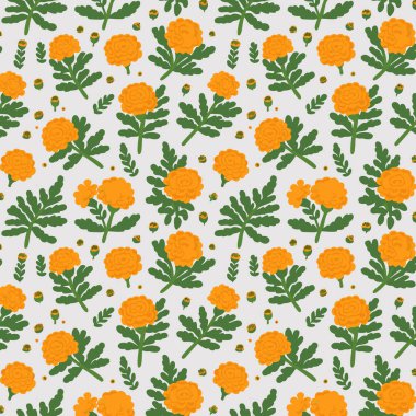 Yapraklı çiçek deseni. Çiçek buketleri çiçek kompozisyonları. Çiçek deseni.