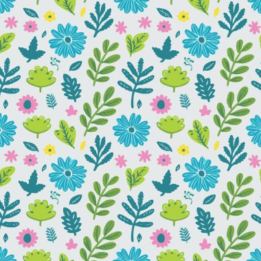 Yapraklı çiçek deseni. Çiçek buketleri çiçek kompozisyonları. Çiçek deseni.