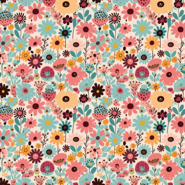 Yapraklı çiçek deseni. Çiçek buketleri çiçek kompozisyonları. Çiçek deseni.