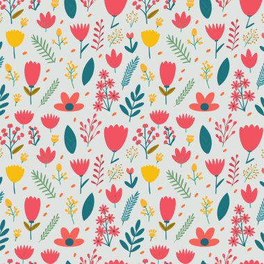 Yapraklı çiçek deseni. Çiçek buketleri çiçek kompozisyonları. Çiçek deseni.