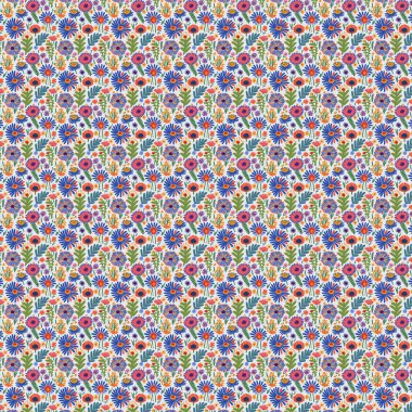 Yapraklı çiçek deseni. Çiçek buketleri çiçek kompozisyonları. Çiçek deseni.