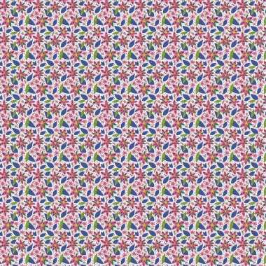 Yapraklı çiçek deseni. Çiçek buketleri çiçek kompozisyonları. Çiçek deseni.