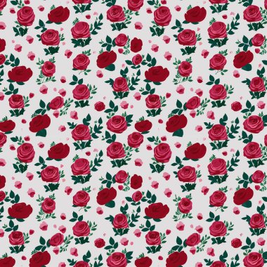 Yapraklı çiçek deseni. Çiçek buketleri çiçek kompozisyonları. Çiçek deseni.