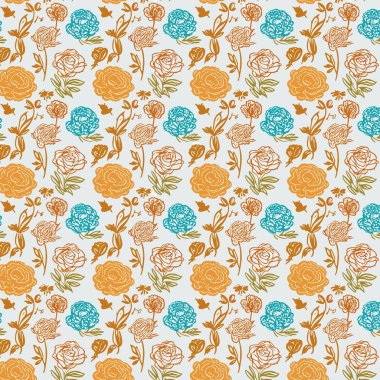 Yapraklı çiçek deseni. Çiçek buketleri çiçek kompozisyonları. Çiçek deseni.