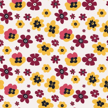 Yapraklı çiçek deseni. Çiçek buketleri çiçek kompozisyonları. Çiçek deseni.