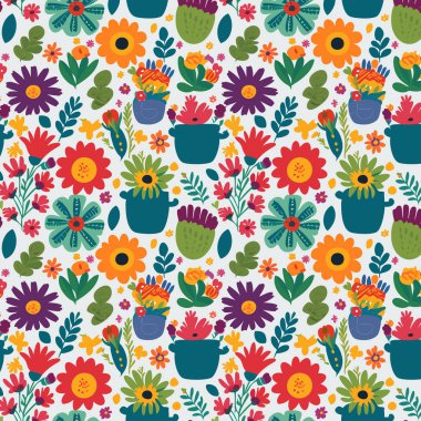 Yapraklı çiçek deseni. Çiçek buketleri çiçek kompozisyonları. Çiçek deseni.