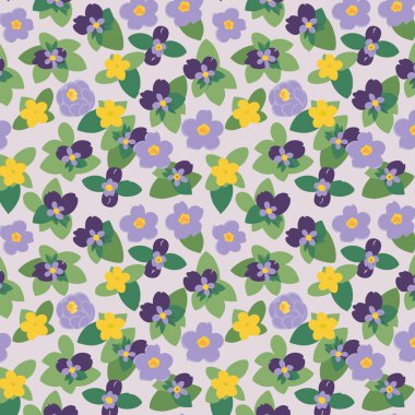 Yapraklı çiçek deseni. Çiçek buketleri çiçek kompozisyonları. Çiçek deseni.