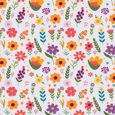 Yapraklı çiçek deseni. Çiçek buketleri çiçek kompozisyonları. Çiçek deseni.