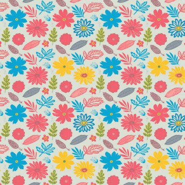 Yapraklı çiçek deseni. Çiçek buketleri çiçek kompozisyonları. Çiçek deseni.