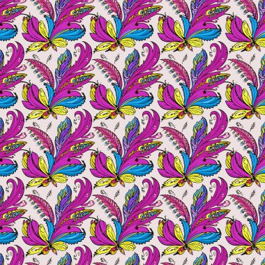 Yapraklı çiçek deseni. Çiçek buketleri çiçek kompozisyonları. Çiçek deseni.