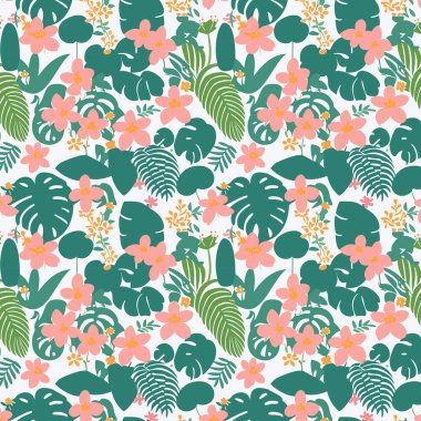 Yapraklı çiçek deseni. Çiçek buketleri çiçek kompozisyonları. Çiçek deseni.