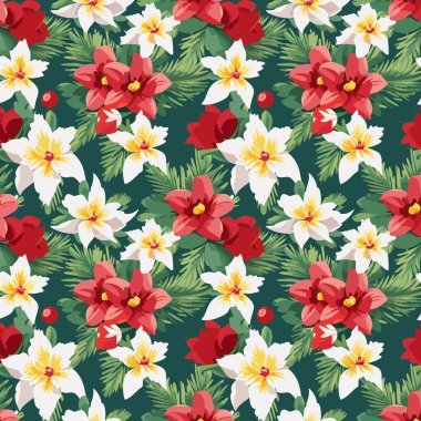 Yapraklı çiçek deseni. Çiçek buketleri çiçek kompozisyonları. Çiçek deseni.